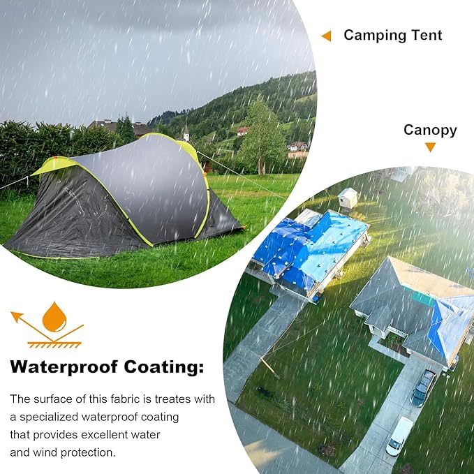Waterproof Canvas Fabric - 58" Wide 600D Upholstery Polyester Material - Durable Indoor Outdoor Water Resistant Fabric for Furniture Cover Cushion Home Awning Tent (Burnt Olive, 1 Yard)