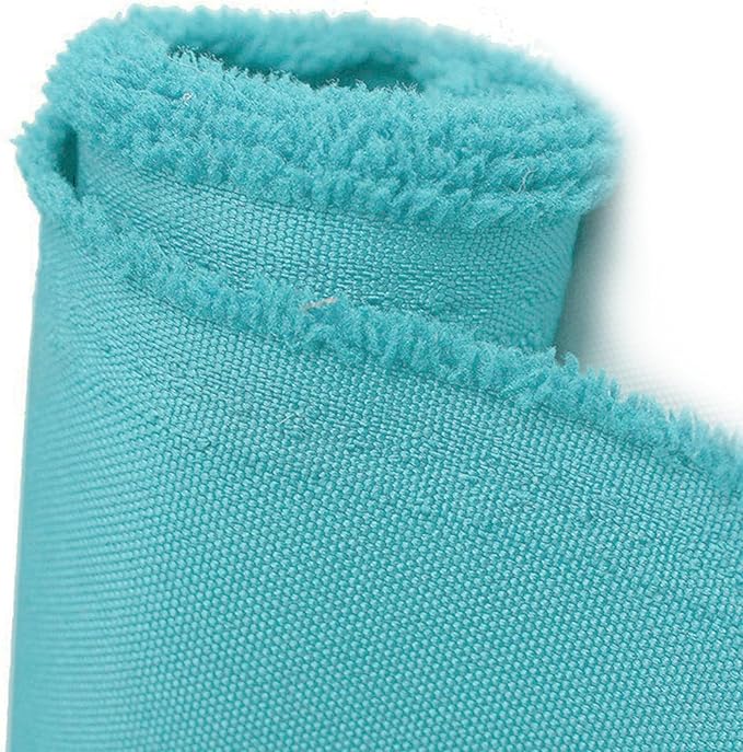 Foreate Waterproof Canvas Fabric by The Yard 600D Upholstery Fabric for Chairs 58" Wide Indoor Outdoor Water Resistant Canvas Polyester Material Sewing DIY Cloth, 3 Yards Pale Turquoise