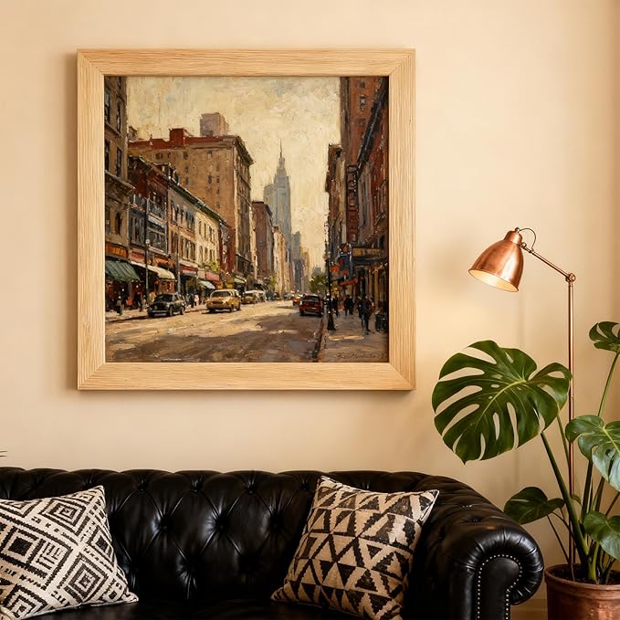 Wood Canvas Frames, Solid Wood Canvas Stretcher Bars Kits,Solid Wood Picture Frames for Oil Paintings,Prints,Posters,Wall Art Needlework,2 Pack(30 * 30cm/12 * 12")
