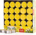 Hyoola Tealight Citronella Candles - Anti Mosquito Candle - 4 Hour Burn - 100 Pack - DEET Free