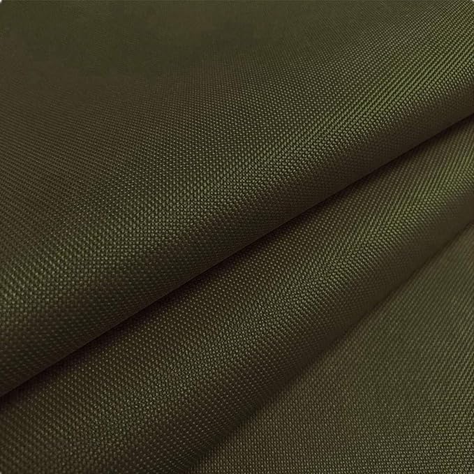 Foreate Waterproof Canvas Fabric by The Yard 600D Upholstery Fabric for Chairs 58" Wide Indoor Outdoor Water Resistant Canvas Polyester Material Sewing DIY Cloth, 3 Yards Army Green