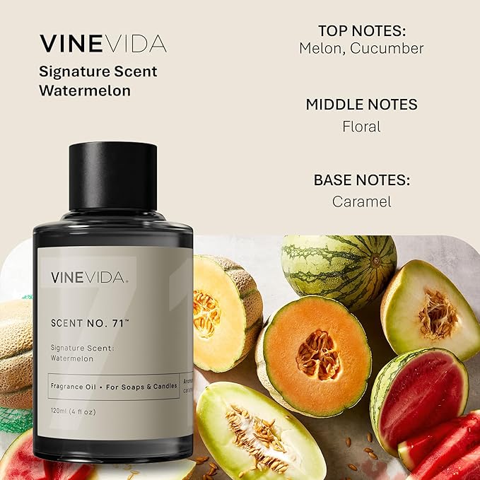 VINEVIDA [4oz] Scent No.71 Fragrance Oil for Candle and Soap Making - Natural Candle Scents Made in USA