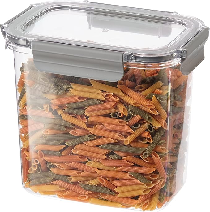Oggi Clarity Leak-Proof Airtight Food Storage Container - Ultra clear, BPA free, Sealable Container with Lid, Ideal for kitchen storage, Kitchen Organization, Perfect Meal Prep Containers. 100oz/3lt