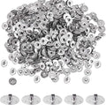 BEADNOVA Candle Wick Base 100pcs Candle Wick Cilps Sustainer Tabs for DIY and Making (12.5mm/ 0.5inch)