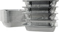 (25 Pack) Disposable Aluminum Foil Half Size Deep 9'' X 13'' (Heavy Duty-38 gauge) Steam Table Pans, With Snap on Foil Lids. For Baking, Storing, Freezing. Home and Restaurant use.