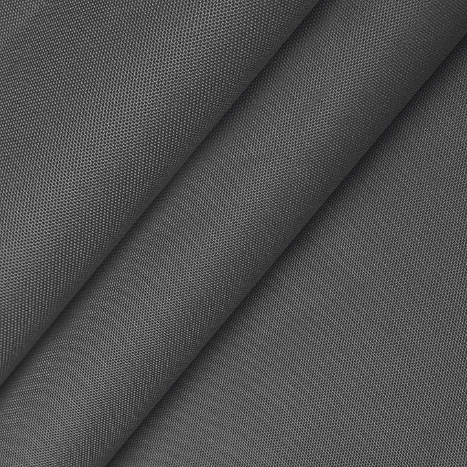Foreate Waterproof Canvas Fabric by The Yard 600D Fade & UV Resistant Indoor Outdoor Oxford Fabric 58” W Upholstery Polyester Material for Patio Chairs Tent Camping DIY, 5 Yard Grey