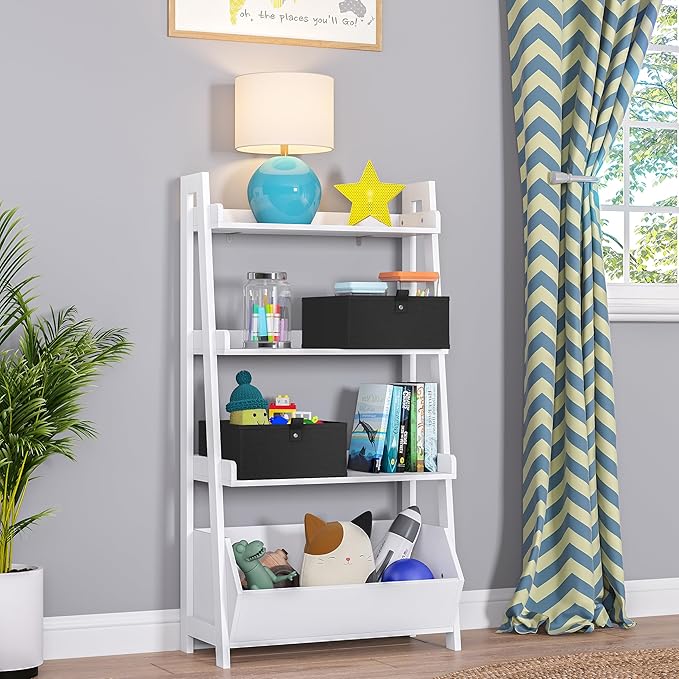 RiverRidge Kids 2pc 10.5in. W x 5in. H Folding Storage Bin Set - Black