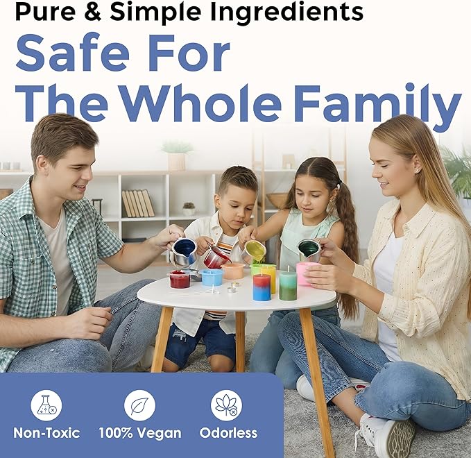 Colonial Blue Candle Dye - Made in The USA - Premium Colorants - Highly Concentrated - Popular Colors for Paraffin or Soy Wax - Great for Professionals or Hobbyist - 10 Dye Chips