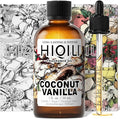 HIQILI Coconut Vanilla Fragrance Oil for Candle Making, Soap Making Supplies, Essential Oils for Diffuser for Home and Car - 1 Fl Oz