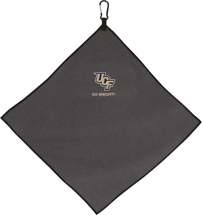 Team Effort Collegiate 15" x 15" Grey Microfiber Towel
