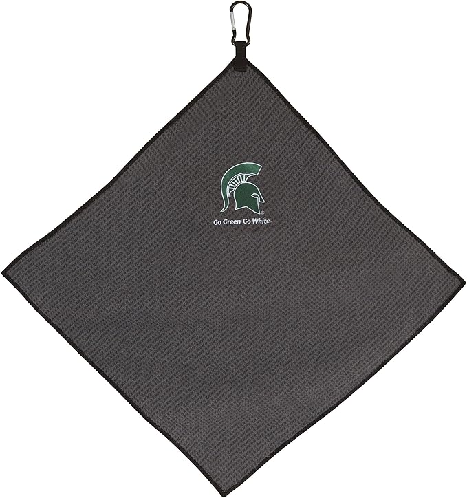 Team Effort Collegiate 15" x 15" Grey Microfiber Towel