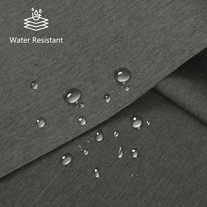 Waterproof Canvas Fabric by The Yard, 58inch 600D Upholstery Fabric Polyester Material Outdoor Water Resistant Material for Sewing Chair Patio Cushion Bag Sofa Seat Repair, 2 Yard Dark Gray