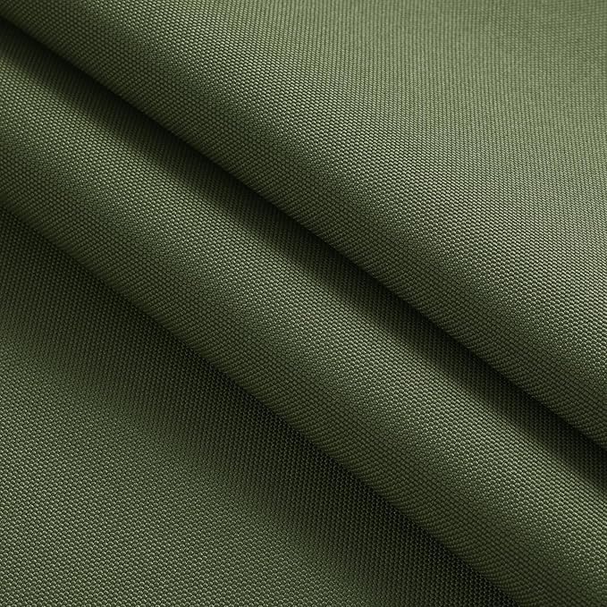 Thickened Waterproof Canvas Fabric by The Yard, 1200D 58" W Outdoor Upholstery Material Heavy Duty Fabric Water Resistant Sewing Material for Chair Patio Cushion Purse Bag, 1 Yard Army Green