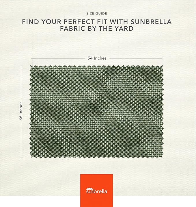 Sunbrella Outdoor Fabric by The Yard | Bliss Aloe (Solid) | Official Sunbrella Seller | Indoor or Outdoor Upholstery Fabric for Chairs, Cushions, Drapery, Pillows, Furniture