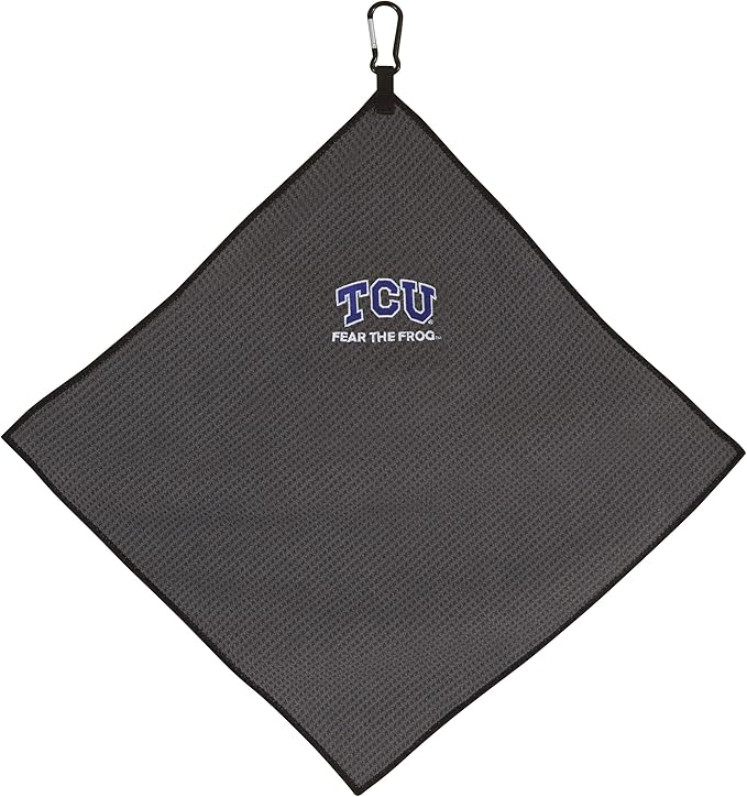 Team Effort Collegiate 15" x 15" Grey Microfiber Towel