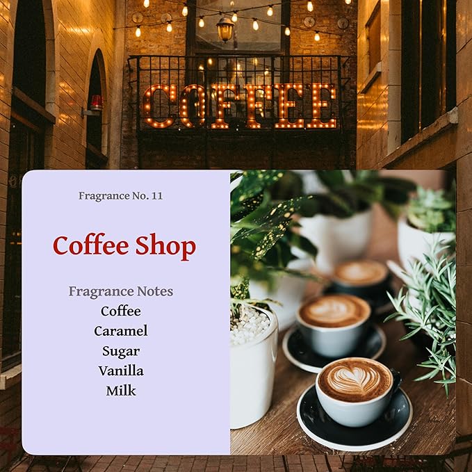 RUTH & ROSE | Coffee Shop | 100% Beeswax Scented Candles for Home, 8oz, +65 Hours Burn Time, Aromatherapy Non Toxic Candles, Gift for Women & Men, Made in USA, Perfect for Travel or Gifting