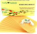 Make Your Own Beeswax Candle Kit - Includes 10 Full Size 100% Beeswax Honeycomb Sheets in Gold and Approx. 6 Yards (18 Feet) of Cotton Wick. Each Sheet Measures Approx. 8" x 16 1/4".