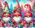 Meothan Paint by Numbers Kits for Adults Beginners- Easy Canvas Christmas Gnomes Paint by Number for Home Decor and Gifts 16X20 inch