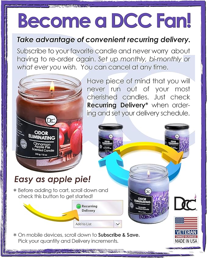 Pumpkin Spice Two Pack Odor Eliminating Highly Fragranced Candle - Eliminates 95% of Pet, Smoke, Food, and Other Smells Quickly - Up to 80 Hour Burn time - 12 Ounce Premium Soy Blend