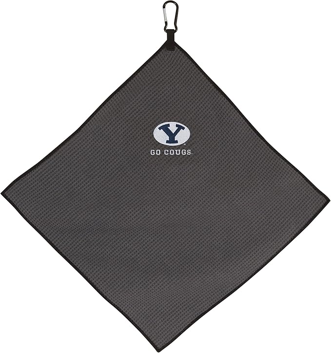 Team Effort Collegiate 15" x 15" Grey Microfiber Towel