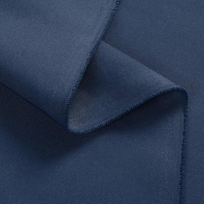 1200D Thicken Waterproof Canvas Fabric by The Yard 58" W Water-Resistant Polyester Fabric Heavy Duty Upholstery Material for Outdoor Indoor Marine Awning Tent Boat Chairs DIY, 8 Yards Navy Blue