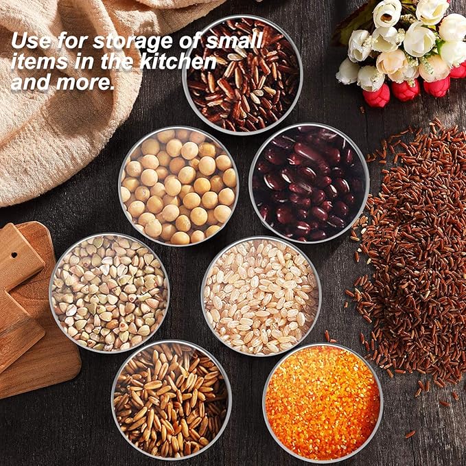 DINGPAI Candle Tin 18 Piece, 4 oz, Candle Containers for DIY Candle Making