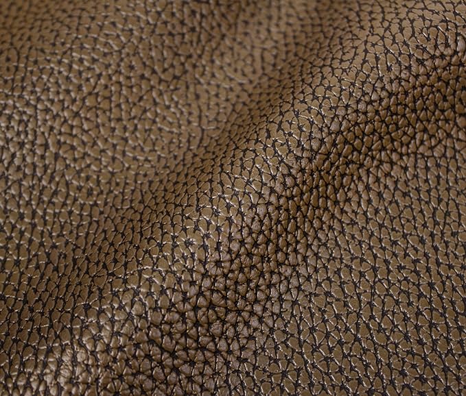 VViViD Bycast65 Brown Correct-Grain Faux Leather Marine Vinyl Fabric (1.5ft x 54")