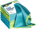 SCRUBIT Microfiber Cloths for Glass [8 Pack] – Lint Free Window Cleaning Cloth for Mirrors, Eyeglasses, Windows, Shower Glass Doors – Reusable and Washable Polishing Towels - 16” x 16”