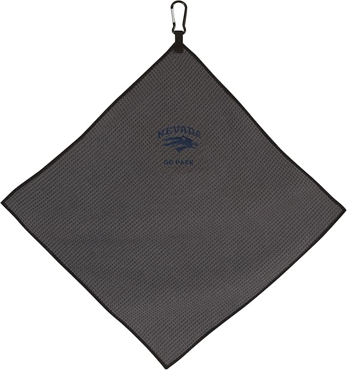 Team Effort Collegiate 15" x 15" Grey Microfiber Towel
