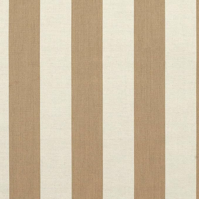 Sunbrella Outdoor Fabric by The Yard | Maxim Heather Beige (Striped) | Official Sunbrella Seller | Indoor or Outdoor Upholstery Fabric for Chairs, Cushions, Drapery, Pillows, Furniture