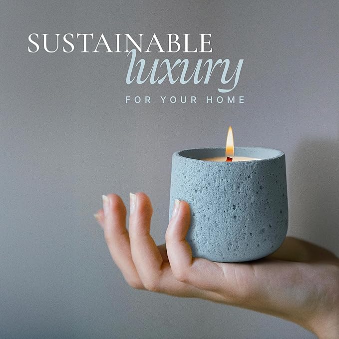Still Air, Beeswax Coconut Organic Clean-Burning Candle | Serene Aromatherapy Peppermint & Eucalyptus | Minimal Spa Calm | Non-Toxic Luxury Home Fragrance | Wood Wick, 9oz