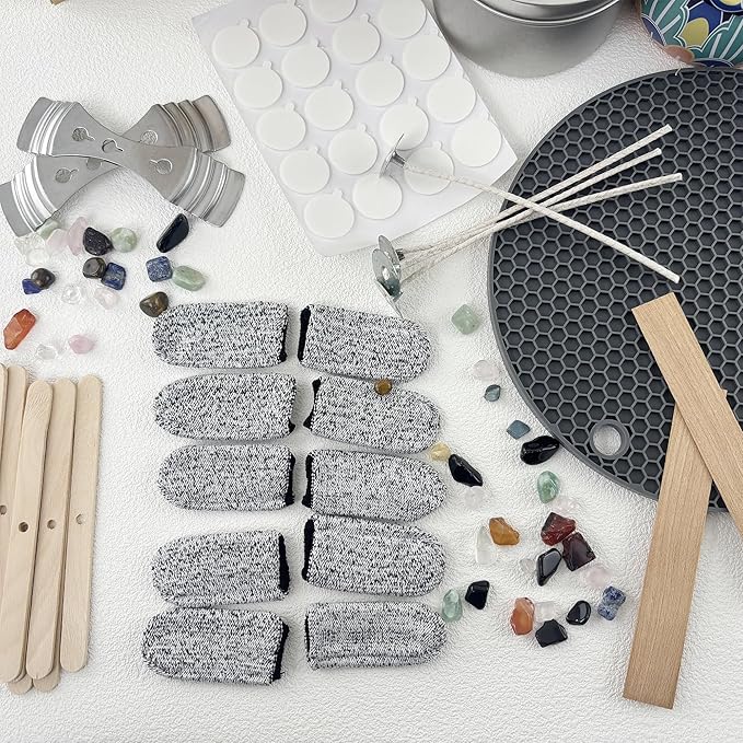 ZART Candle Making Kit for Adults, DIY Starter Soy Candle Making Supplies, Accessories with Soy Wax, Essential Oil, Wicks, Wax Melting Pot, Moulds, Candle Jars