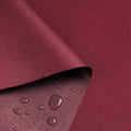 Waterproof Marine Canvas Fabric by The Yard 58"W 600D PVC Backing Water-Resistant Polyester Fabric Upholstery Material for Outdoor Indoor Marine Awning Tent Boat Furniture Cover DIY, 8 Yards Wine Red