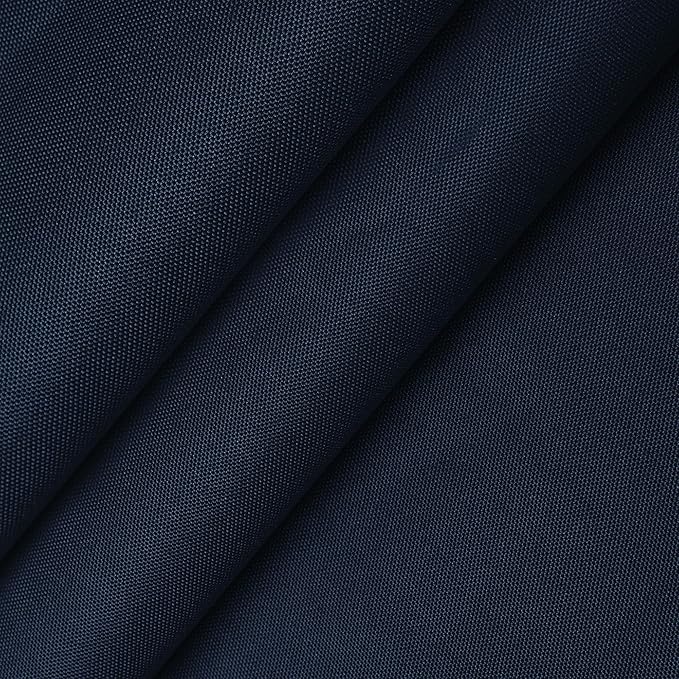 Foreate Waterproof Canvas Fabric by The Yard 600D Fade & UV Resistant Indoor Outdoor Oxford Fabric 58” W Upholstery Polyester Material for Patio Chairs Tent Camping DIY, 5 Yard Navy Blue