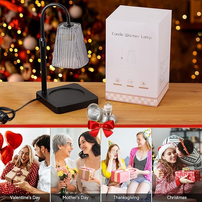 JEKEMORYE Candle Warmer Lamp Dimmable