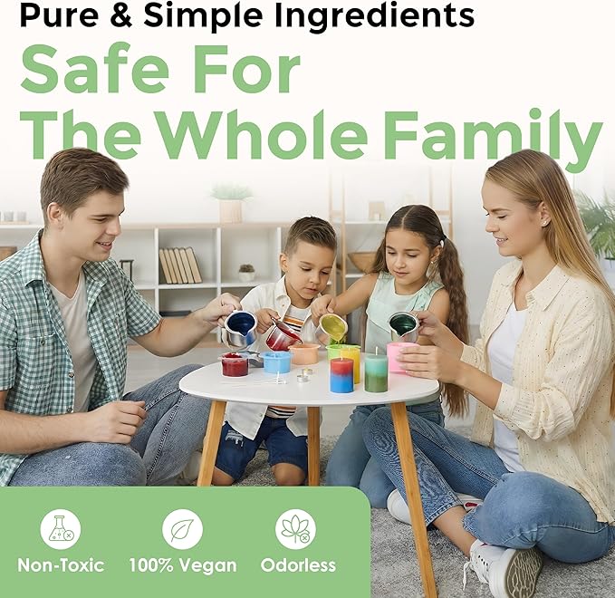 Lime Green Candle Dye - Made in The USA - Premium Colorants - Highly Concentrated - Popular Colors for Paraffin or Soy Wax - Great for Professionals or Hobbyist - 50 Dye Chips