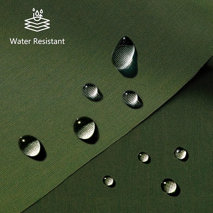 Waterproof Canvas Fabric by The Yard, 58inch 600D Upholstery Fabric Polyester Material Outdoor Water Resistant Material for Sewing Chair Patio Cushion Bag Sofa Seat Repair, 2 Yard Green