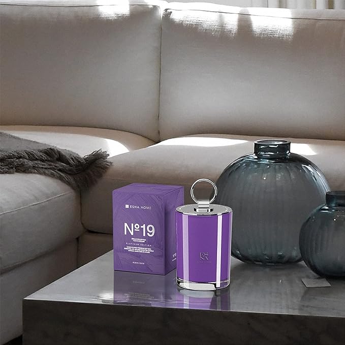 Luxury Highly Scented Soy Candle Natural Lavender Essential Oils Aromatherapy Candles for Relaxation Unique Gifts for Women Living Room Decor Holiday Gift for Mom Wedding Gift 8.8oz 50 Hours Long