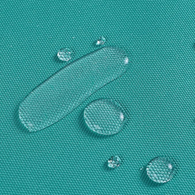 1200D Thicken Waterproof Canvas Fabric by The Yard 58" W Water-Resistant Polyester Fabric Heavy Duty Outdoor Upholstery Material for Chair Patio Cushion Furniture Cover Sewing DIY, 10 Yards Teal
