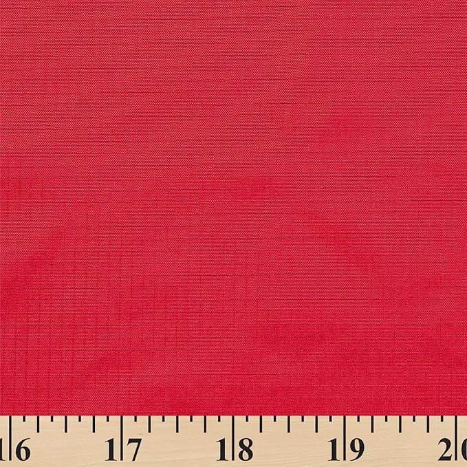 Ottertex Nylon Ripstop Fabric Waterproof Heavy Duty Outdoor Lightweight By The Yard Wholesale - Red (1 Yard)