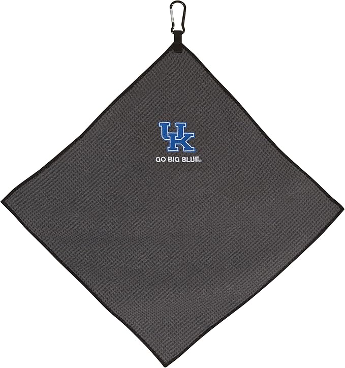Team Effort Collegiate 15" x 15" Grey Microfiber Towel