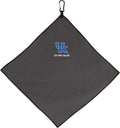 Team Effort Collegiate 15" x 15" Grey Microfiber Towel