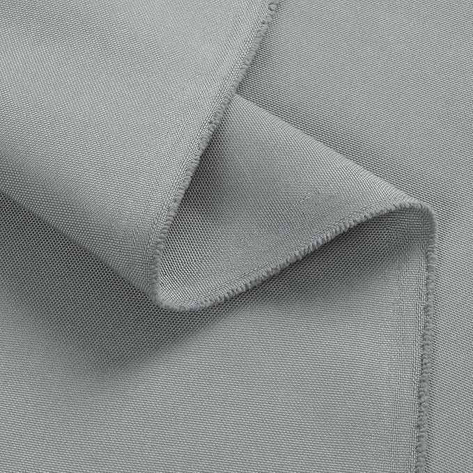 1200D Thicken Waterproof Canvas Fabric by The Yard 58" W Water-Resistant Polyester Fabric Heavy Duty Outdoor Upholstery Material for Chair Cushion Furniture Cover Sewing DIY, 10 Yards Silver Grey
