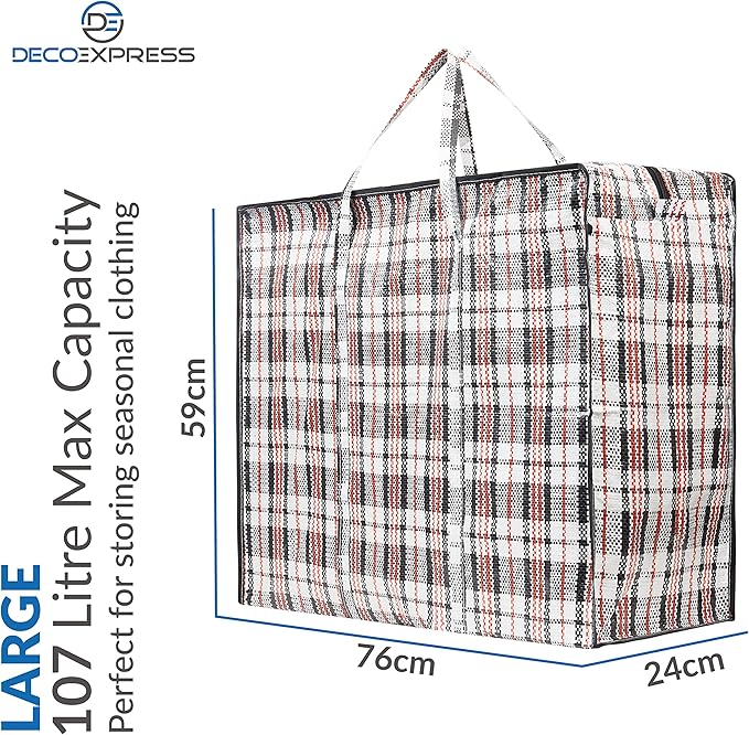 2 Pack Heavy Duty Moving Bags with Strong Zipper & Carrying Handles, 107L/ 28 gal Large Durable Clothes Storage Totes, 88 lbs Packing Moving Boxes, Closet Organizers and Storage (29.9x23.2x29.4 IN)