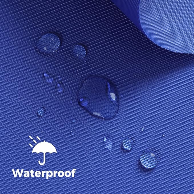 Nylon Fabric, 58" W 420D Waterproof Fabric 5 Yard Ripstop Nylon Material Outdoor Upholstery Twill Sewing Material for Patio Chair, Lining, Cushion, Purse, Tote Bag, Tent, Tarp Cover, DIY Project Blue