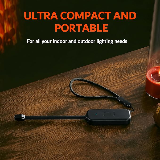 Candle Lighter, Windproof Electric Lighter Arc Lighter with USB-C Charging Battery Indicator | X-Type Plasma Beams | for Candles, Cooking, Stoves, Camping