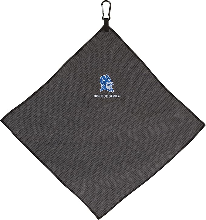 Team Effort Collegiate 15" x 15" Grey Microfiber Towel