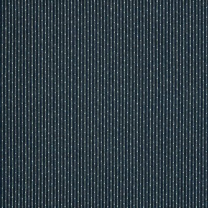 Sunbrella Outdoor Fabric by The Yard | Solo Indigo (Striped) | Official Sunbrella Seller | Indoor or Outdoor Upholstery Fabric for Chairs, Cushions, Drapery, Pillows, Furniture