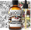 HIQILI Vanilla Cream Cake Fragrance Oil for Diffusers, Candle & Soap Making, Add to Aromatic Air Freshener Spray, Premium Grade - 1Fl Oz