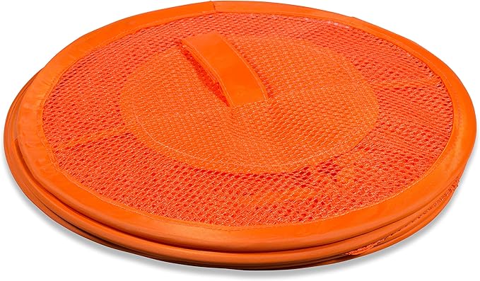 Handy Laundry 5-Shelf Storage Organizer - 12" X 59" - Hang in Your Children's Room or Closet - Fun Way to Organize Kids Toys or Store Gloves, Hats and Mittens - Attaches Easily to Any Rod (Orange)